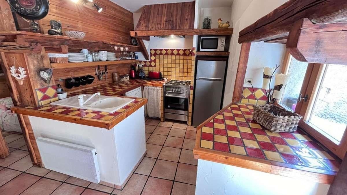 Cuisine équipée du gîte